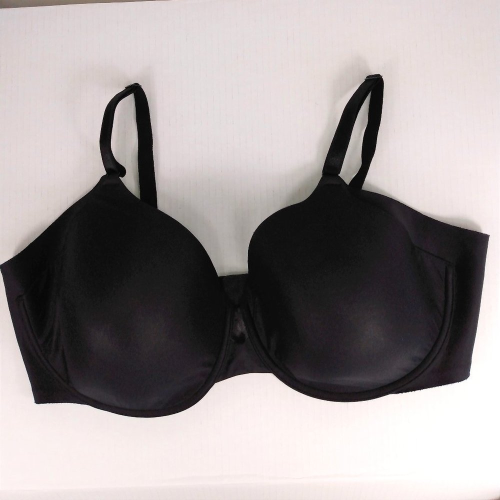 Olga No Side Effects Contour Black Underwire Bra GB0561A Size: